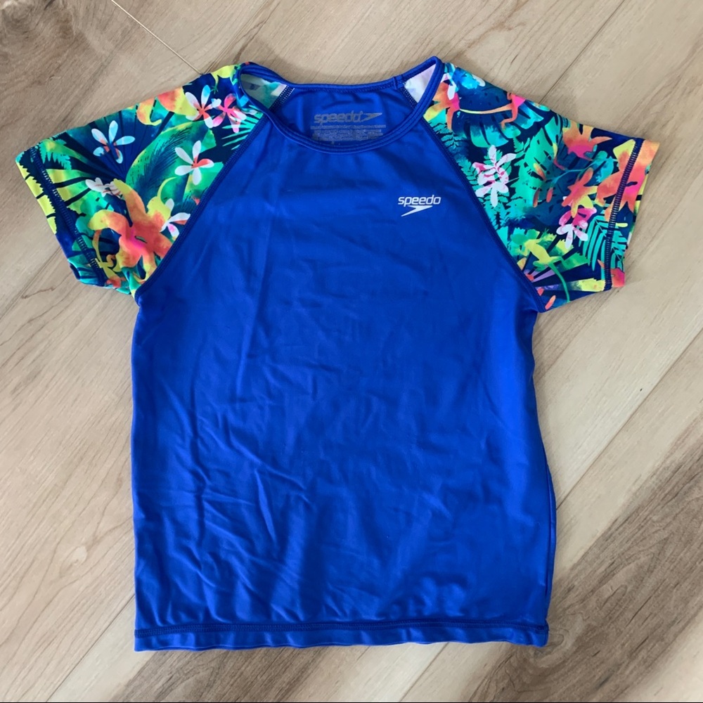 Speedo Rashguard Big Girls sz Medium